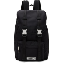 Black Logo Backpack 241720M166000