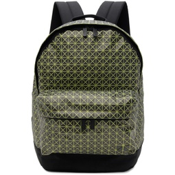 Green & Black Daypack Reflector Backpack 241730M166001