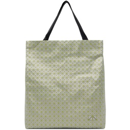 Green & Silver Cart S Reflector Tote 241730M172010