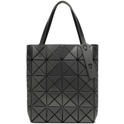 Gray Lucent Boxy Tote 241730M172080