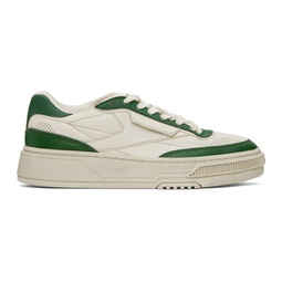 Off-White & Green Club C LTD Sneakers 241749F128057