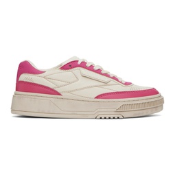 Off-White & Pink Club C LTD Sneakers 241749F128058