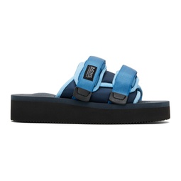 Blue MOTO-PO Sandals 241773M234068