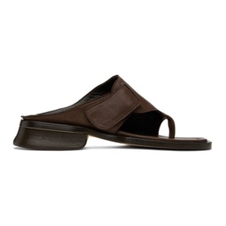 Brown Tupelo Sandals 241779F124004