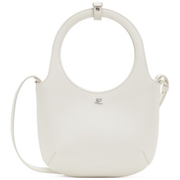White Holy Leather Bag 241783F049008