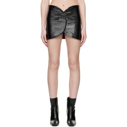 Black Ellipse Miniskirt 241783F090010