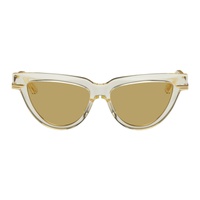 Yellow Cat-Eye Sunglasses 241798F005018