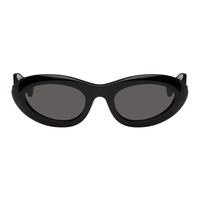 Black Bombe Round Sunglasses 241798F005038