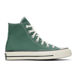 Green Chuck 70 Vintage Canvas Sneakers 241799F127077