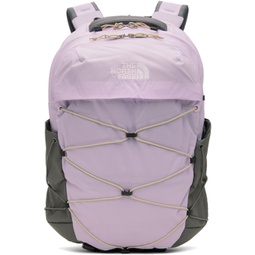 Purple & Gray Borealis Backpack 241802F042004