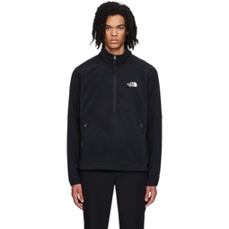 Black Half-Zip Sweater 241802M202014