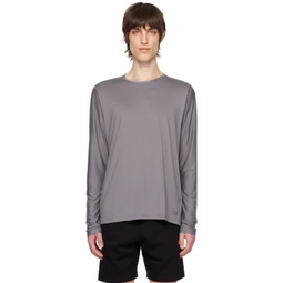 Gray Dune Sky Long-Sleeve T-Shirt 241802M213012