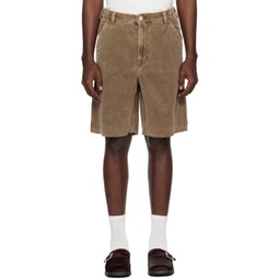Brown Joiner Shorts 241803M193002