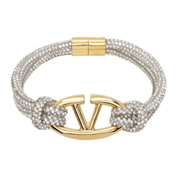 Gold VLogo Bracelet 241807F020005