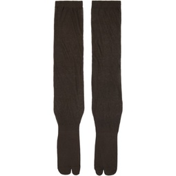 Brown Twining Socks 241809F076000