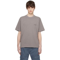 Gray Bonded T-Shirt 241828M213014