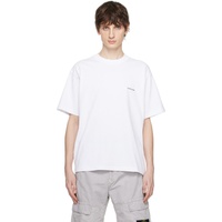 White Bonded T-Shirt 241828M213017