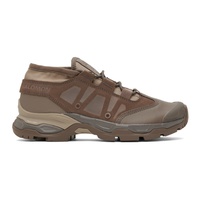 Brown & Taupe Jungle Ultra Low Advanced Sneakers 241837F128083