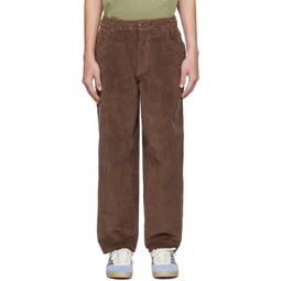 Brown Classic Trousers 241841M191003