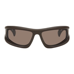 Brown MYKITA Edition Marfa Sunglasses 241843M134001