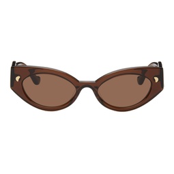 Brown Azalea Sunglasses 241845F005001
