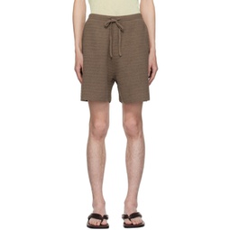 Brown Caden Shorts 241845M193001