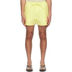 Yellow Amil Shorts 241845M193013