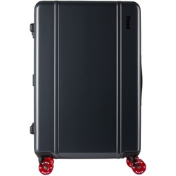 Gray Check-In Suitcase 241846M173009