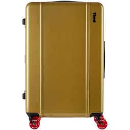 Gold Check-In Suitcase 241846M173012
