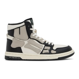 Black & Off-White Skel Top Hi Sneakers 241886F127002