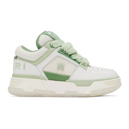 White & Green MA-1 Sneakers 241886F128032
