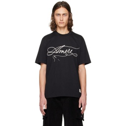 Black Stitch T-Shirt 241886M213062