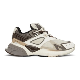 Brown & Off-White MA Runner Sneakers 241886M237000