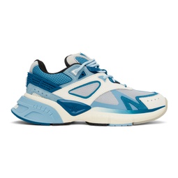 Blue & Off-White MA Runner Sneakers 241886M237001