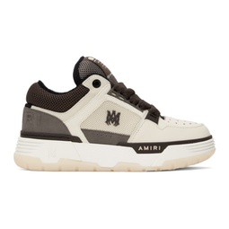 Off-White & Brown MA-1 Sneakers 241886M237006