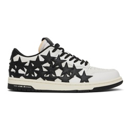 Black & White Stars Low Sneakers 241886M237028