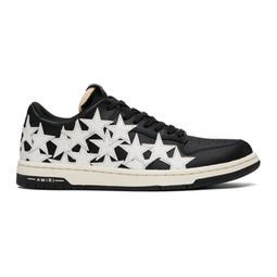 Black & White Stars Low Sneakers 241886M237045