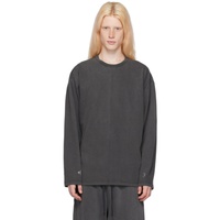 Gray Converse Edition Long Sleeve T-Shirt 241891M213000