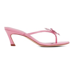 Pink Butterfly 119 Heeled Sandals 241901F125016