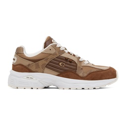 Taupe C301 Sneakers 241903M237001