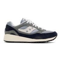 Gray & Navy Shadow 6000 Sneakers 241921M237039