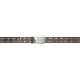 Taupe The 2000 Buckle Belt 241937F001000