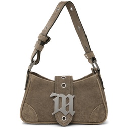 Taupe Suede Small Bag 241937F048017