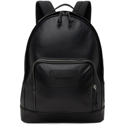 Black Rounded Backpack 241951M166001
