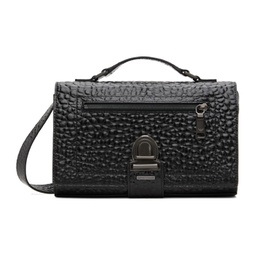 Black Small Pebbled Leather Bag 241951M170002
