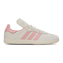 Off-White & Pink Humanrace Samba Sneakers 241956F128000