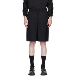 Black Tropical Shorts 241964M193000