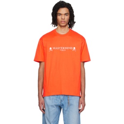 Orange 3D Skull T-Shirt 241968M213008