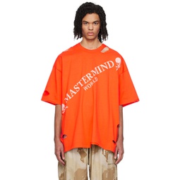 Orange Damaged T-Shirt 241968M213023
