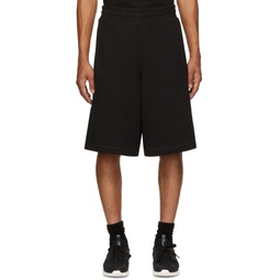 Black French Terry Shorts 211111M193039